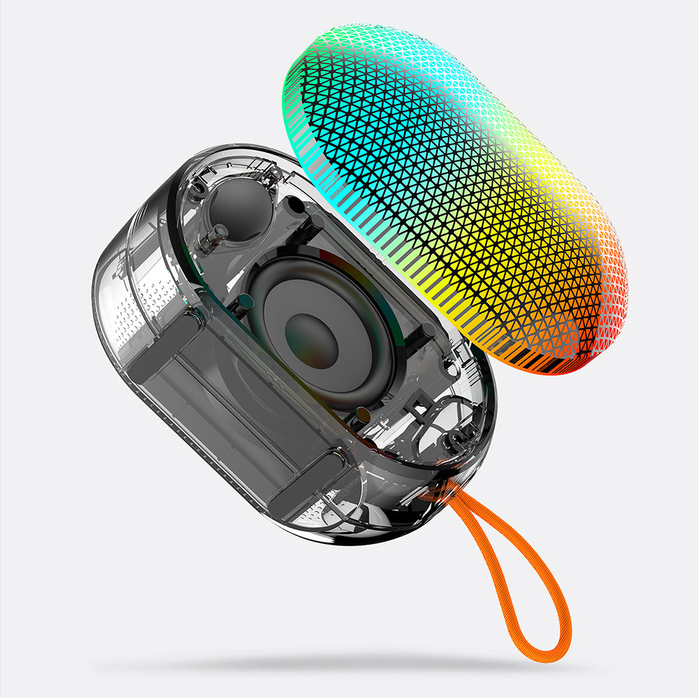 Lenyes S212 Su Geçirmez RGB Işıklı Askılı Taşınabilir Kablosuz Bluetooth Hoparlör v5.3 Lenyes S212 Su Geçirmez RGB Işıklı Askılı Taşınabilir Kablosuz Bluetooth Hoparlör v5.3
